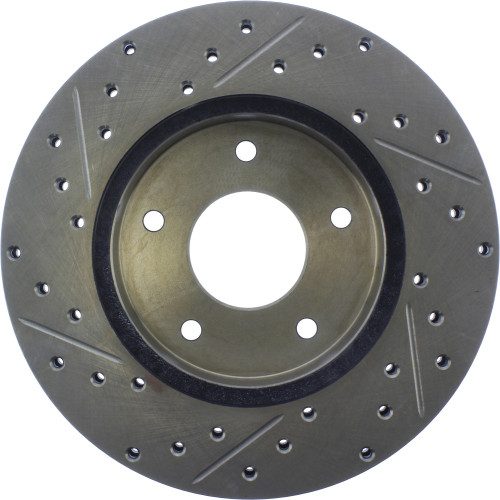Sport Drilled & Slotted Brake Rotor; Rear Left for 1979-1981 Pontiac (Firebird) 127.62025L