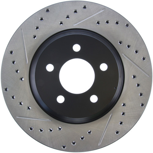 Sport Cryo Drilled & Slotted Brake Rotor; Front Right for 2005-2014 Ford (Mustang) 127.61086CR