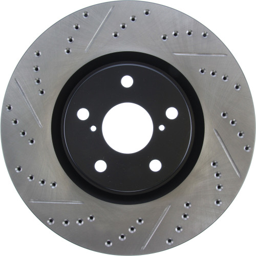 Sport Drilled & Slotted Brake Rotor; Front Right for 1993-1998 Toyota (Supra) 127.44104R