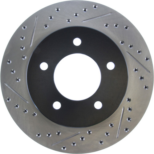 Sport Drilled & Slotted Brake Rotor; Front Right for 1997-2004 Ford (F-150, F-150 Heritage) 127.65057R