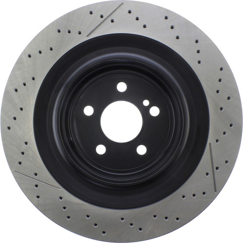 Premium OE Style Drilled and Slotted Brake Rotor for 2010-2018 Mercedes-Benz (E63 AMG, C63 AMG, CLS63 AMG, E63 AMG S) 127.35121