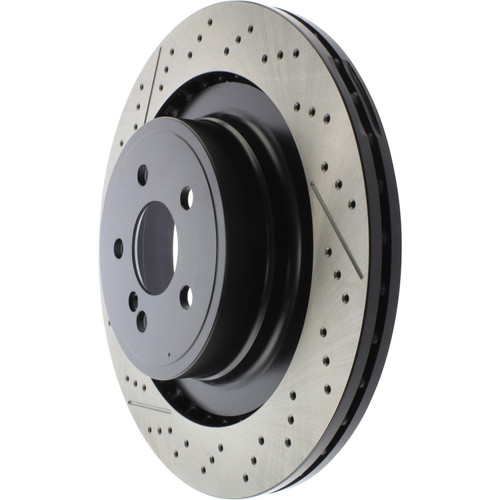 Premium OE Style Drilled and Slotted Brake Rotor for 2010-2018 Mercedes-Benz (E63 AMG, C63 AMG, CLS63 AMG, E63 AMG S) 127.35121