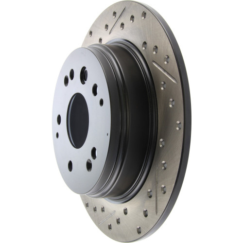 Sport Drilled & Slotted Brake Rotor; Rear Right for 2003-2011 Honda/Acura (Element, TL) 127.40061R