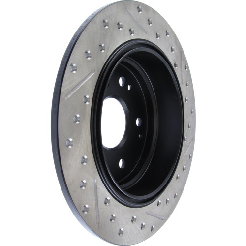 Sport Drilled & Slotted Brake Rotor; Rear Right for 2003-2011 Honda/Acura (Element, TL) 127.40061R