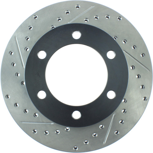 Sport Drilled & Slotted Brake Rotor; Front Right for 1995-2004 Toyota (4Runner, Tacoma) 127.44109R