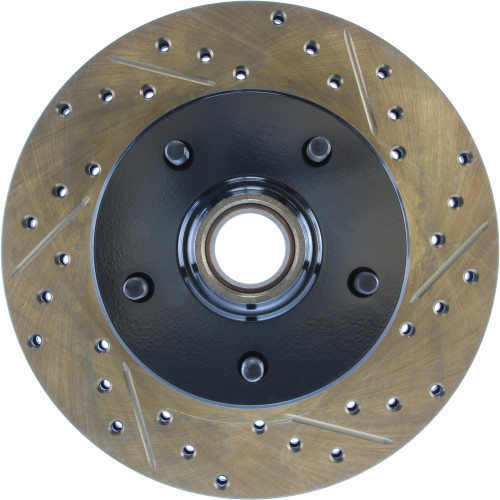 Sport Drilled & Slotted Brake Rotor; Front Left for 1967-1974 Buick/Chevrolet/GMC (Apollo, GS, GS 350, GS 400) 127.62000L