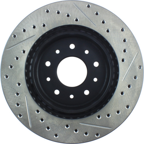 Sport Drilled & Slotted Brake Rotor; Front Right for 1963-1982 Chevrolet (Corvette) 127.62010R