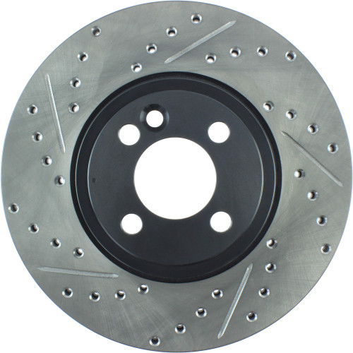 Sport Drilled & Slotted Brake Rotor; Front Right for 2007-2015 Mini (Cooper) 127.34101R