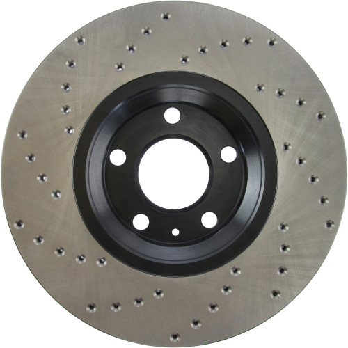 Sport Cryo Cross Drilled Brake Rotor; Front Left for 1997-2011 Audi/Seat (A8, A8 Quattro, A6, A6 Quattro) 128.33107CL