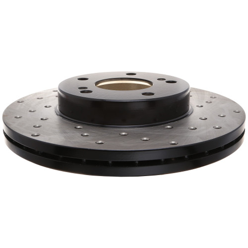 Sport Cross Drilled Brake Rotor; Front Left for 1989-1990 Nissan (300ZX) 128.42046L