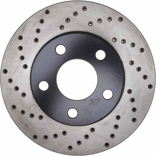 Sport Cross Drilled Brake Rotor; Front Right for 1997-2005 Buick/Chevrolet/Oldsmobile (Century, LeSabre, Regal, Venture) 128.62057R