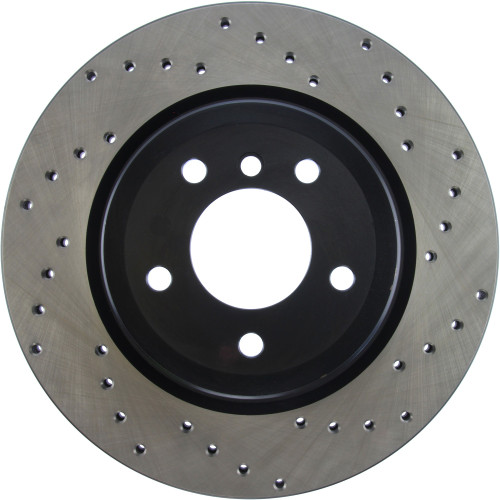 Sport Cross Drilled Brake Rotor; Rear Left for 2006-2015 BMW (330i, 330xi, 335i, 335xi) 128.34080L