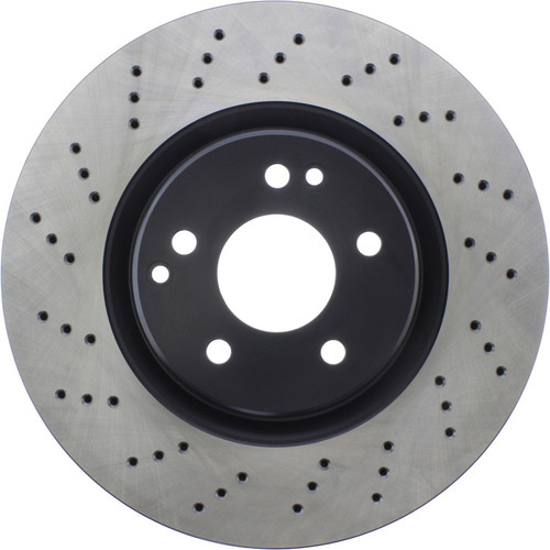 Premium OE Style Drilled Brake Rotor for 2003-2011 Mercedes-Benz (C320, C230, SLK350, SLK280) 128.35086
