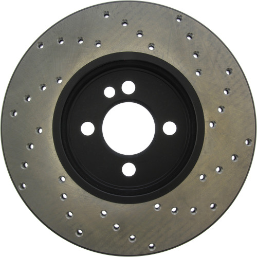 Sport Cross Drilled Brake Rotor; Front Right for 2007-2015 Mini (Cooper) 128.34101R