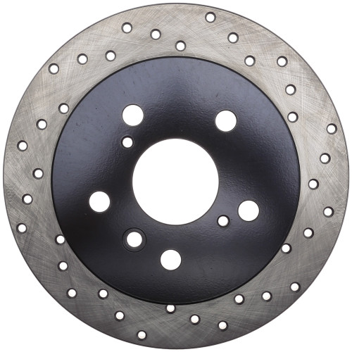 Sport Cross Drilled Brake Rotor; Rear Left for 2007-2012 Toyota/Lexus (Camry, ES350, Avalon) 128.44144L