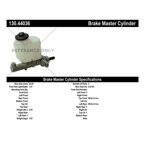 Premium Brake Master Cylinder for 2003-2006 Toyota/Lexus (Camry, ES330) 130.44036