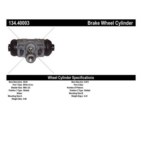 Premium Wheel Cylinder for 1986-1988 Honda (Accord) 134.40003