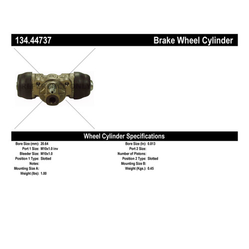 Premium Wheel Cylinder for 2001-2002 Toyota (4Runner) 134.44737
