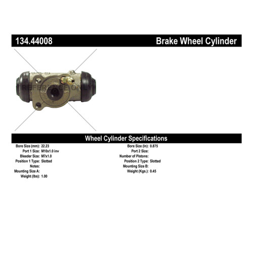 Premium Wheel Cylinder for 2002-2006 Toyota (Camry) 134.44008