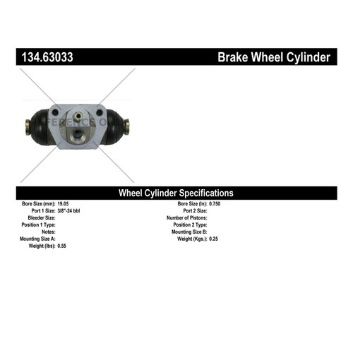 Premium Wheel Cylinder for 2004-2005 Chrysler (PT Cruiser) 134.63033