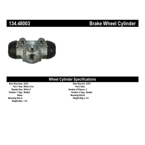Premium Wheel Cylinder for 1985-1995 Suzuki (Samurai) 134.48003
