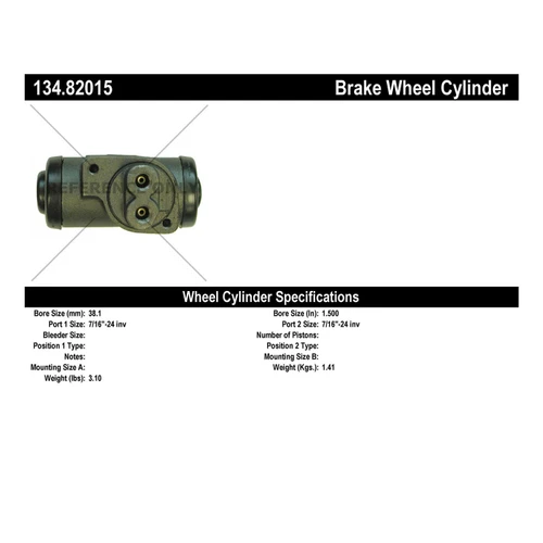 Premium Wheel Cylinder for 1979-1986 International/Ford (Cargostar, F-600, F-700, F-800) 134.82015