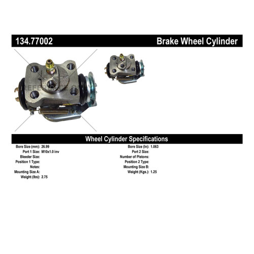 Premium Wheel Cylinder for 2001-2010 UD (1200, 1400, 1300) 134.77002