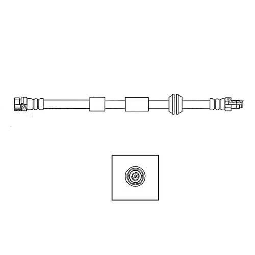 Brake Hose for 2001-2008 Jaguar/Ford (X-Type, Mondeo) 150.20013