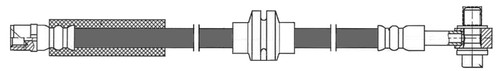 Brake Hose for 2010-2017 Buick/Saab/Chevrolet (LaCrosse, Regal, 9-5, Allure) 150.38009