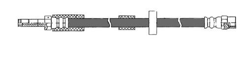 Brake Hose for 1998-2007 Volvo (C70, S70, S60, V70) 150.39007