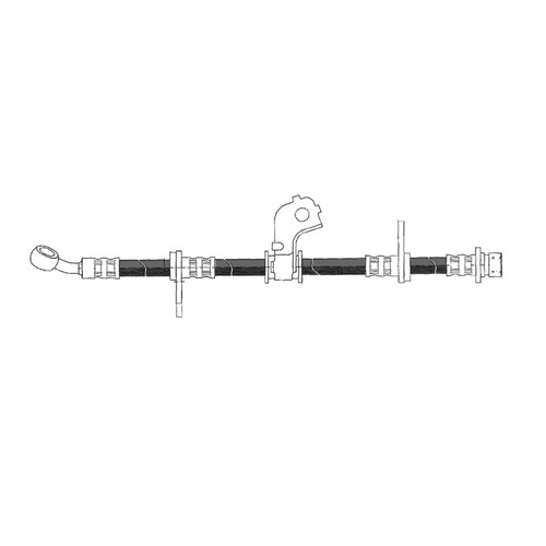 Brake Hose for 1992-1997 Honda (Civic, Civic del Sol) 150.40049