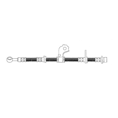 Brake Hose for 1992-2001 Acura/Honda (Integra, Civic, Civic del Sol) 150.40051