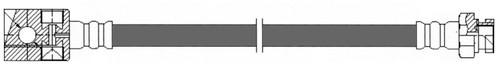 Brake Hose for 1981-1984 Isuzu (I-Mark) 150.43304