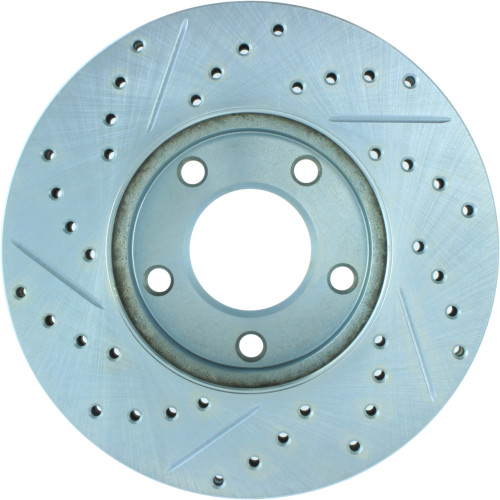 Select Sport Drilled and Slotted Brake Rotor; Front Left for 2004-2013 Mazda (3, 3 Sport) 227.45068L