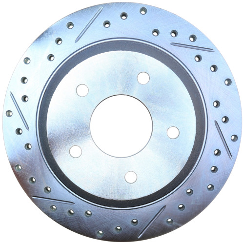 Select Sport Drilled and Slotted Brake Rotor; Rear Right for 1985-1992 Chevrolet/Pontiac (Camaro, Firebird) 227.62033R
