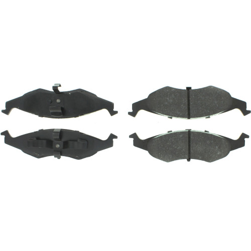 Premium Semi-Metallic Brake Pads with Shims and Hardware for 1996-2010 Mercedes-Benz/Chrysler (CLK320, CLK430, E300, E320) 300.07400
