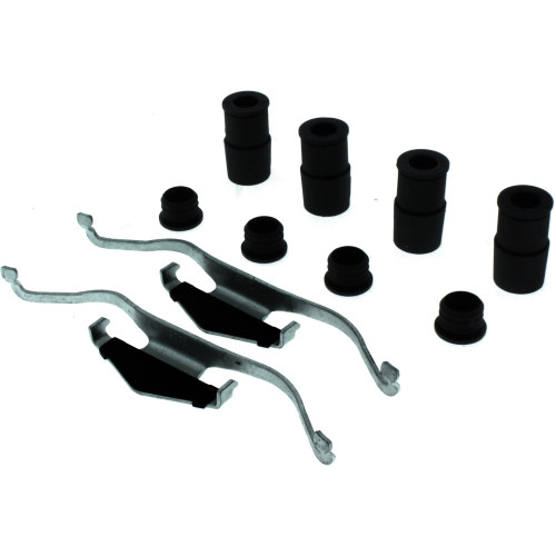 Premium Semi-Metallic Brake Pads with Shims and Hardware for 2003-2005 Saab (9-3) 300.09722