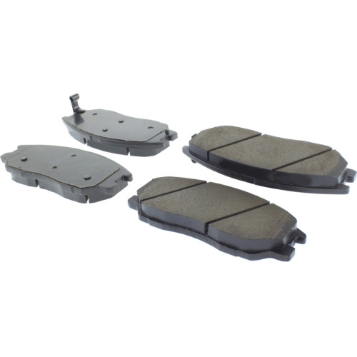 Premium Semi-Metallic Brake Pads with Shims and Hardware for 2004-2006 Hyundai/Kia (XG350, Amanti) 300.10130