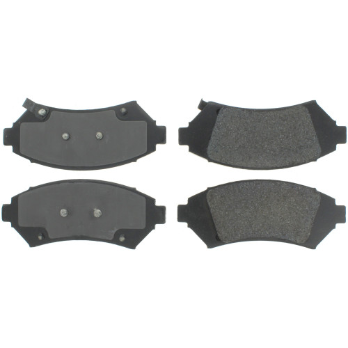 Premium Semi-Metallic Brake Pads with Shims and Hardware for 2005 Buick/Cadillac/Chevrolet (Park Avenue, LeSabre, DeVille, Impala) 300.10760