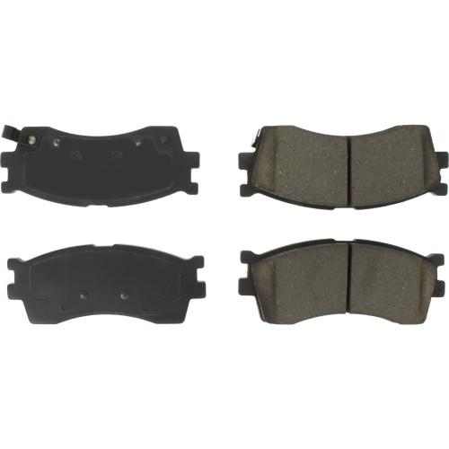 Premium Semi-Metallic Brake Pads with Shims and Hardware for 2001-2005 Kia (Rio, Sephia, Spectra) 300.08890
