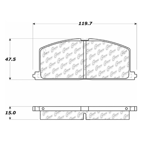 Premium Ceramic Brake Pads with Shims and Hardware for 1983-1999 Chevrolet/Geo/Toyota (Nova, Prizm, Camry, Celica) 301.02420