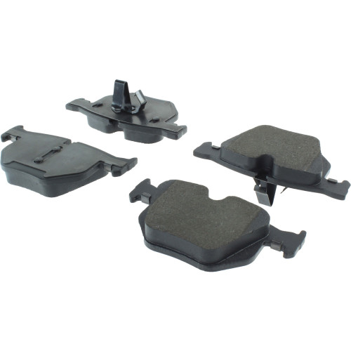 Premium Semi-Metallic Brake Pads with Shims and Hardware for 2007-2019 BMW (X5, 525i, 530i, X6) 300.10420