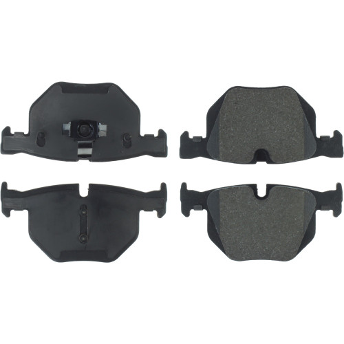 Premium Semi-Metallic Brake Pads with Shims and Hardware for 2007-2019 BMW (X5, 525i, 530i, X6) 300.10420