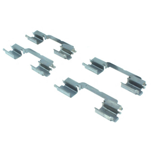 Premium Semi-Metallic Brake Pads with Shims and Hardware for 2008-2016 Mercedes-Benz (C300, C280, C250, SLK250) 300.13400