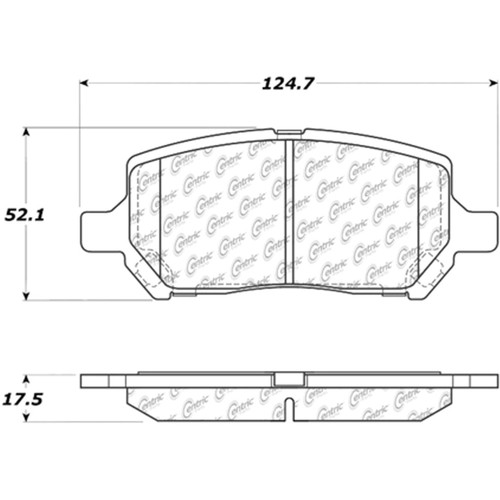 Premium Ceramic Brake Pads with Shims and Hardware for 2003-2010 Saturn/Chevrolet/Pontiac (Ion, Cobalt, Pursuit, G5) 301.09560