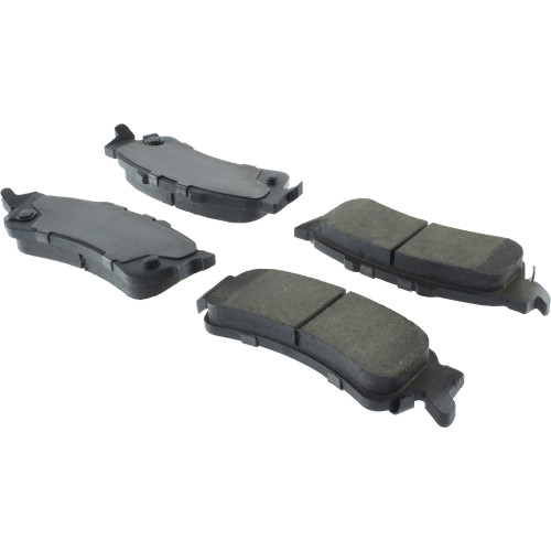 Premium Ceramic Brake Pads with Shims and Hardware for 2003-2011 Chevrolet/GMC/Cadillac (Silverado 1500, Sierra 1500, DeVille, DTS)