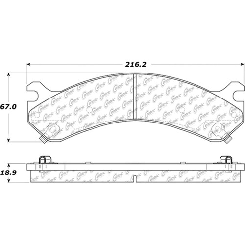 Premium Ceramic Brake Pads with Shims and Hardware for 2001-2010 Chevrolet/GMC 301.09090