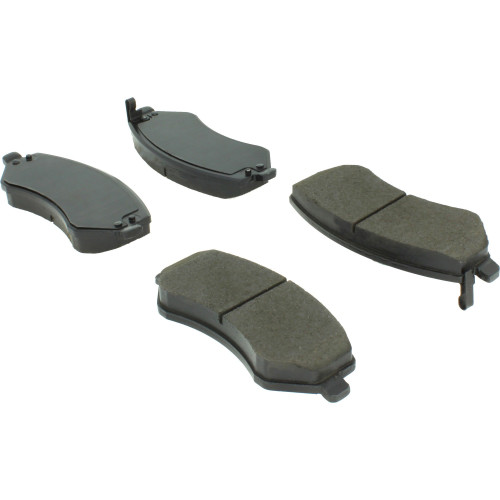 Premium Ceramic Brake Pads with Shims and Hardware for 2001-2008 Chrysler/Dodge/Jeep (Town &amp; Country, Voyager, Caravan, Grand Caravan)