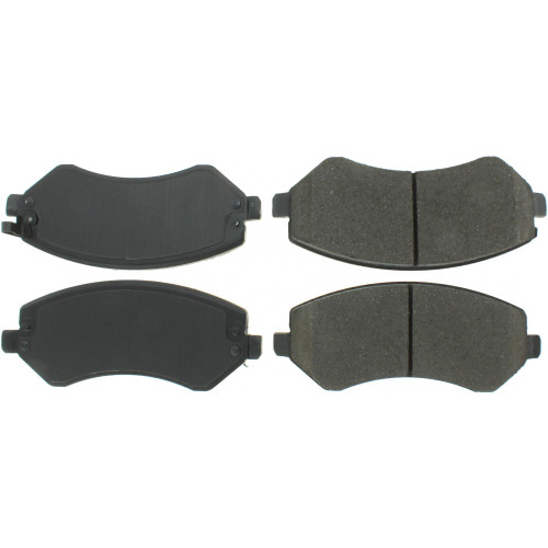 Premium Ceramic Brake Pads with Shims and Hardware for 2001-2008 Chrysler/Dodge/Jeep (Town &amp; Country, Voyager, Caravan, Grand Caravan)