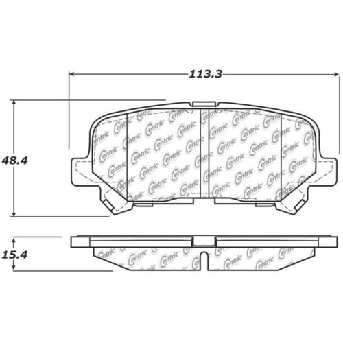 Premium Ceramic Brake Pads with Shims and Hardware for 2007-2017 Acura/Honda (MDX, Pilot, ZDX, Odyssey) 301.12810